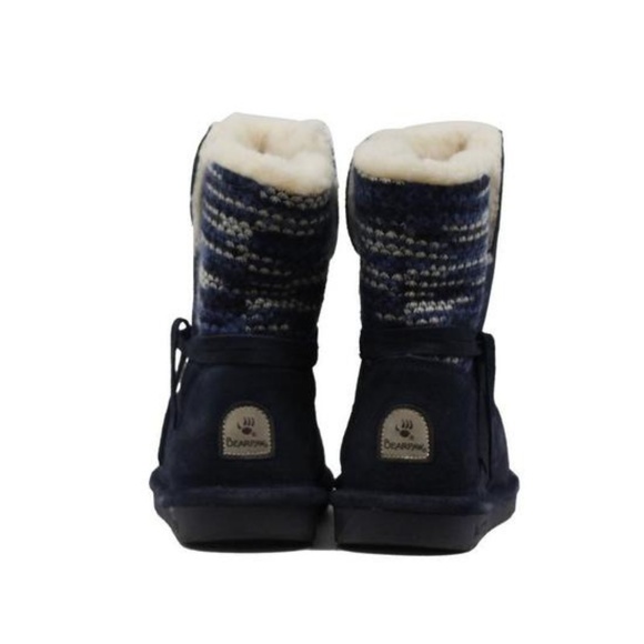 Bearpaw Maggie Patchwork Boot - Navy - Picture 2 of 4
